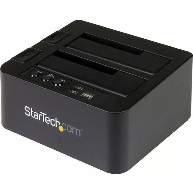 StarTech SDOCK2U313R USB 3.1 10Gbps Duplicator Dock for 2.5" & 3.5" SATA SSD HDD Drives