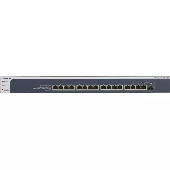 NETGEAR XS716E-100NES ProSAFE 10-Gigabit Ethernet Web Managed Switch