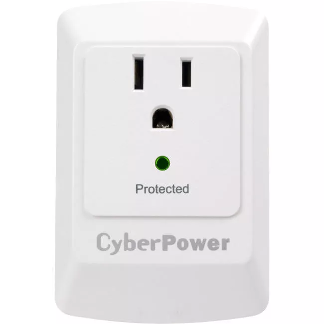 CyberPower CSB100W Essential 1-Outlet Surge Suppressor Wall Tap
