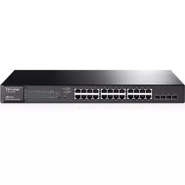 TP-LINK T1600G-28PS Gigabit Smart PoE Switch 24-Port