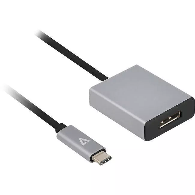 V7 V7UCHDMI-ALUGR-1NC USB-C male to HDMI female Adapter Grey Aluminum