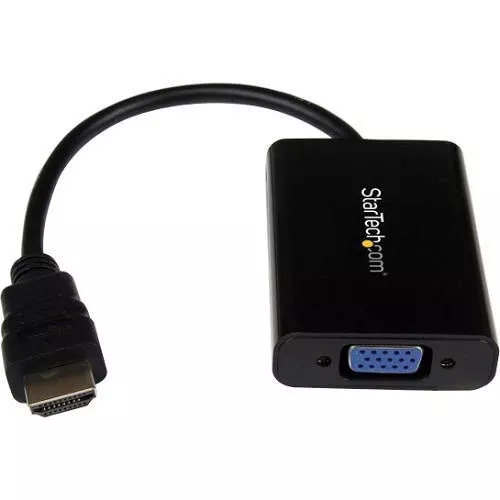 StarTech HD2VGAA2 HDMI to VGA Video Adapter Converter w/Audio - 1920x1200