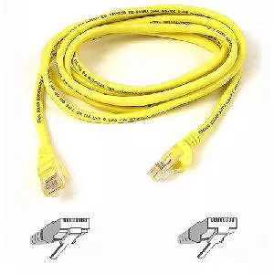 Belkin A3L791-08-YLW Cat5e Patch Cable - 8ft - Yellow