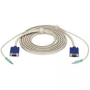 Black Box EVNPS09-0035 Premium VGA Cable with Audio - 35-ft.