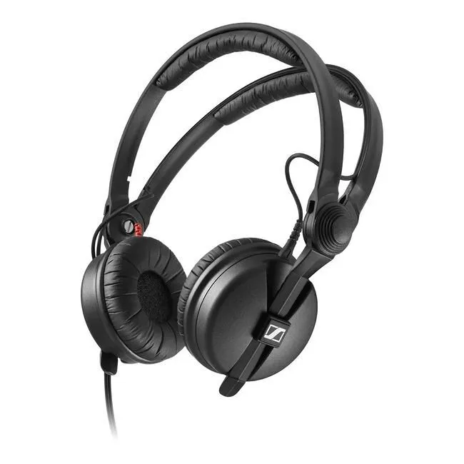 Sennheiser 506908 HD 25 Plus On Ear DJ Headphone, extra ear cap& cable, black