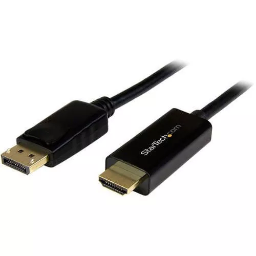 StarTech DP2HDMM2MB DisplayPort to HDMI converter cable - 6 ft (2m) - 4K