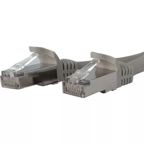 StarTech C6ASPAT7GR 7ft CAT6a Ethernet Cable - 10GbE Gray UL Certified Wiring/TIA