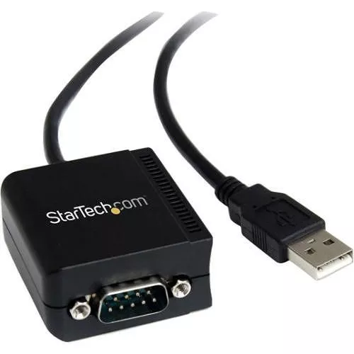 StarTech ICUSB2321FIS USB to Serial Adapter - USB Powered - FTDI USB to Serial Adapter