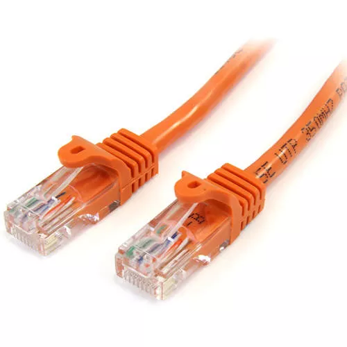 StarTech 45PATCH6OR Snagless patch cable - RJ-45 (M) - RJ-45 (M) - 6 ft - UTP - ( CAT 5e ) - Orange