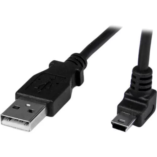 StarTech USBAMB1MU 1m Mini USB Cable - A to Up Angle Mini B