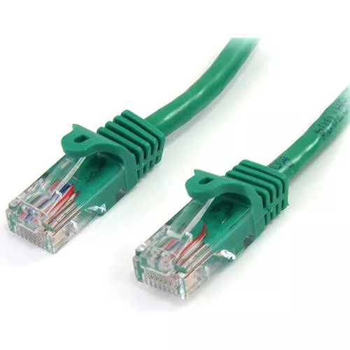StarTech 45PATCH3GN 3 ft Green Cat5e Snagless UTP Patch Cable