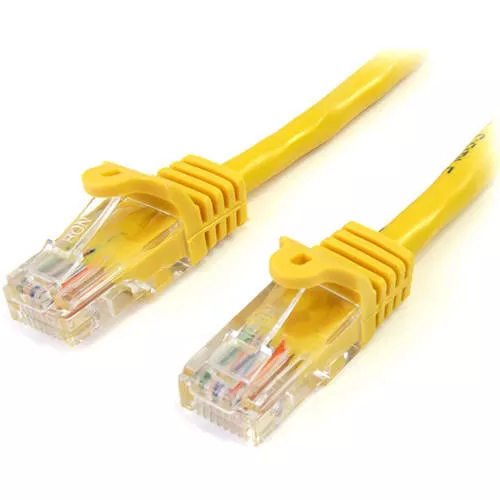 StarTech 45PATCH10YL Snagless Cat5e UTP Patch Cable 10 ft