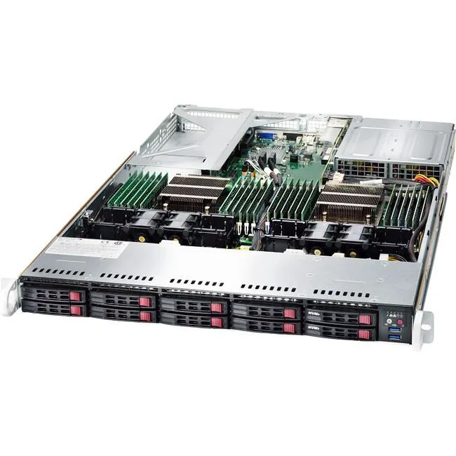Supermicro SYS-1028U-TNR4T+ 1U Rack Barebone System - C612 Express Chipset - 2X Socket LGA 2011-v3