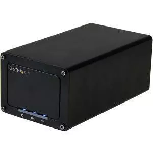 StarTech S252BU313R USB 3.1 (10Gbps) External Enclosure for Dual 2.5" SATA Drives - RAID - UASP