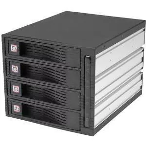 StarTech HSB430SATBK 4 Drive 3.5in Trayless SATA Mobile Rack