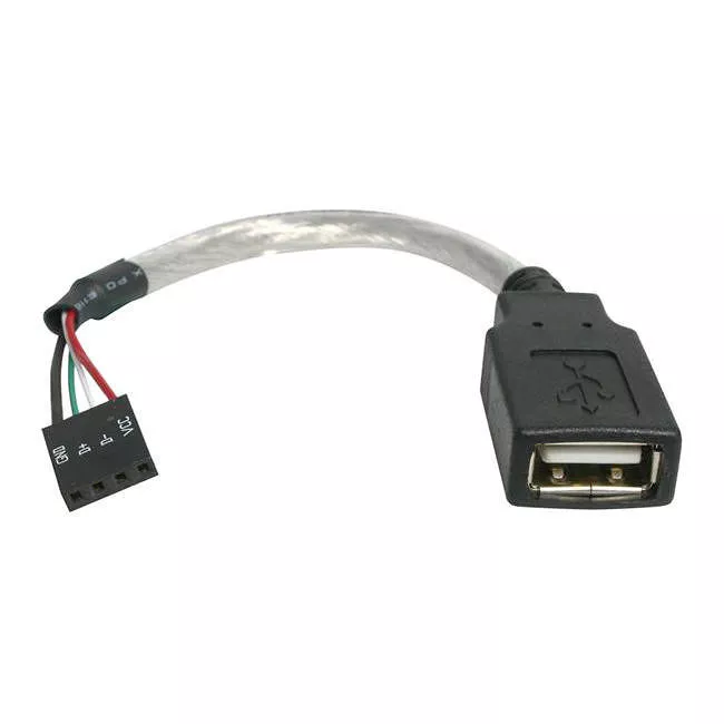 StarTech USBMBADAPT 6in USB 2.0 - USB A Female to Motherboard Header Adapter - USB cable