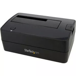 StarTech SATDOCKU3S Single Bay USB 3.0 to SATA Hard Drive Docking Station, USB 3.0 (5 Gbps) Hard Drive Dock, External 2.5/3.5" SATA HDD/SSD Dock