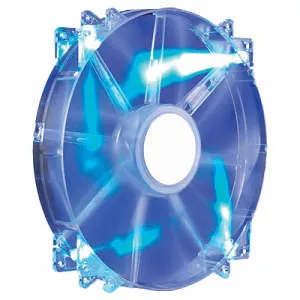Cooler Master R4-LUS-07AB-GP MegaFlow 200 - Sleeve Bearing 200mm Blue LED Silent Fan