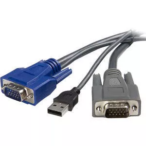 StarTech SVUSBVGA6 2-in-1 USB/ VGA cable - 4 pin USB Type A 6 ft