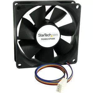 StarTech FAN8025PWM 80x25mm Computer Case Fan with PWM - Pulse Width Modulation Connector