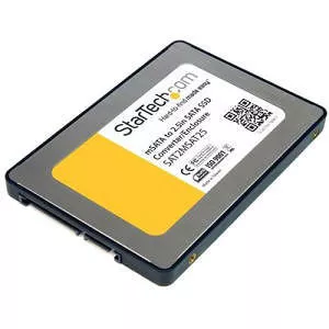 StarTech SAT2MSAT25 2.5in SATA to Mini SATA SSD Adapter Enclosure