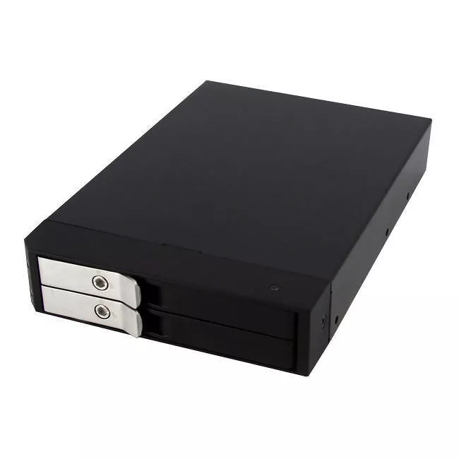StarTech HSB225SATBK 3.5in Trayless SATA Mobile Rack for Dual 2.5in Hard Drives