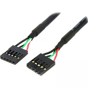 StarTech USBINT5PIN24 24in Internal 5 pin USB IDC Motherboard Header Cable F/F