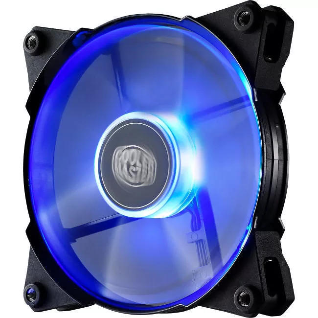 Cooler Master R4-JFDP-20PB-R1 JetFlo 120 - POM Bearing 120mm Blue LED High Performance Silent Fan for Computer Cases, CPU Coolers, and Radiators