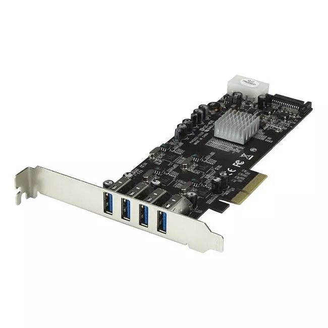 StarTech PEXUSB3S44V 4 Port PCIe SuperSpeed USB 3.0 Card Adapter w/ 4 Dedicated 5Gbps Channels