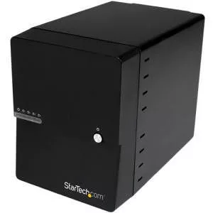 StarTech S3540BU33E USB 3.0 / eSATA 4-Bay 3.5in SATA III Hard Drive Enclosure w/ HDD Fan & UASP