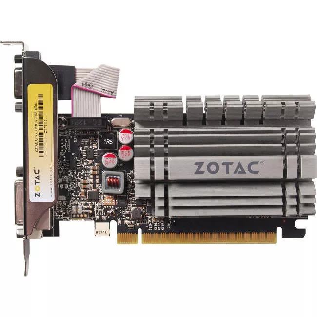 ZOTAC ZT-71115-20L GeForce GT 730 Graphic Card - 4 GB DDR3 SDRAM - PCIe 2.0 x16