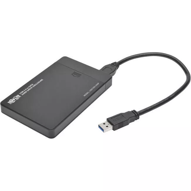 Tripp Lite U357-025-UASP USB 3.0 SuperSpeed External 2.5 in. SATA Hard Drive Enclosure with Built-In Cable and UASP Support