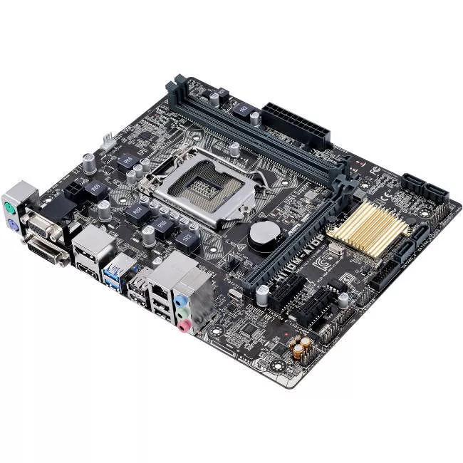 ASUS H110M-A/DP Desktop Motherboard - 1x Socket H4 LGA-1151 - Intel H110 - 2x DDR4 - 1x PCIe x16 - Micro ATX