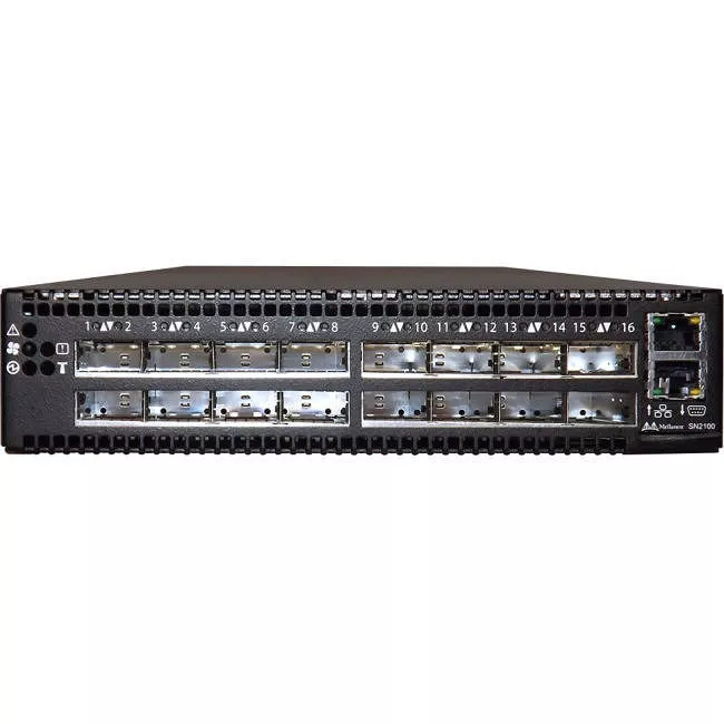 Mellanox MSN2100-BB2F Spectrum based 40GbE, 1U Open Ethernet Switch with  Onyx