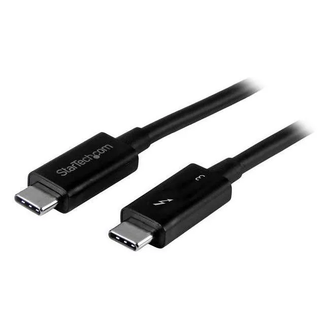 StarTech TBLT3MM1MA 3 ft. (1 m) Thunderbolt 3 Cable with 100W Power Delivery - 40Gbps