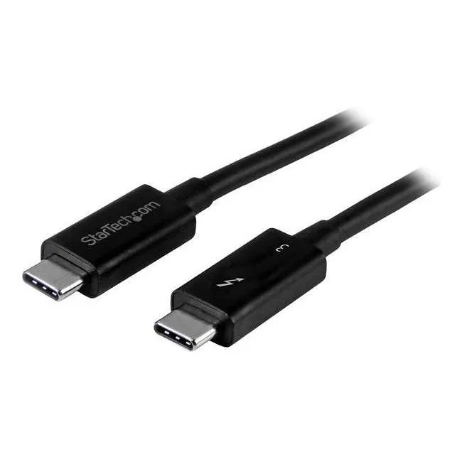 StarTech TBLT3MM2MA 6 ft. (2 m) Thunderbolt 3 Cable with 100W Power Delivery - 40Gbps