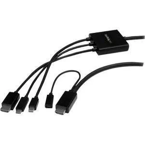 StarTech CMDPHD2HD 6 ft - 4K - Thunderbolt USB C Mini DisplayPort to HDMI Cable