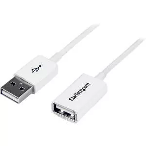 StarTech USBEXTPAA3MW 3m White USB 2.0 Extension Cable A to A - M/F