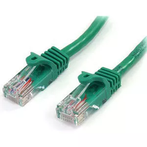 StarTech 45PATCH10GN Snagless Cat5e UTP Patch Cable 10 ft 