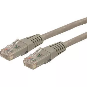 StarTech C6PATCH3GR 3ft CAT6 Ethernet Cable - Gray Molded Gigabit