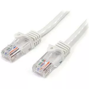 StarTech 45PATCH10WH Snagless Cat5e UTP Patch Cable 10 ft