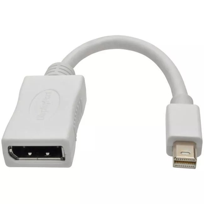 Tripp Lite P139-06N-DP-V2B Eaton Tripp Lite Series Keyspan Mini DisplayPort to DisplayPort Cable Adapter (M/F) - 4K 60 Hz, DP 1.2, HDCP 2.2, 6 in. (15.2 cm)