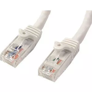 StarTech N6PATCH10WH 10ft CAT6 Ethernet Cable - White Snagless Gigabit