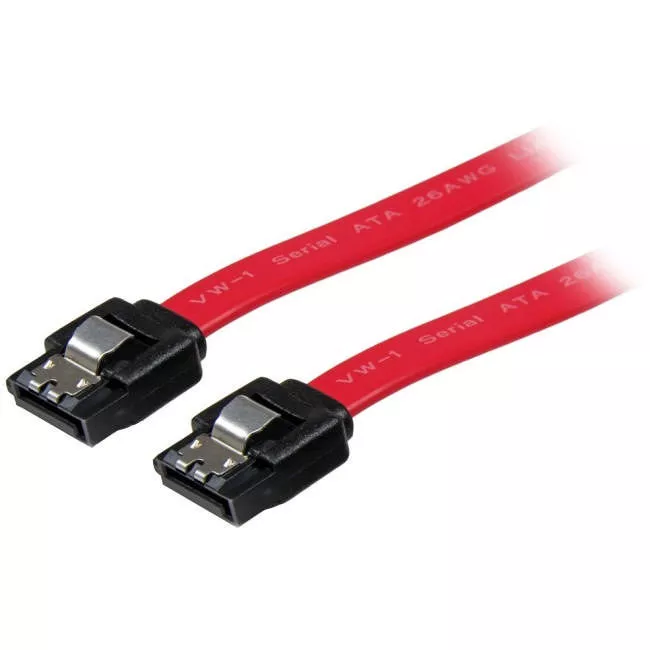 StarTech LSATA24 24in Latching SATA Cable - M/M - Serial ATA / SAS cable - 61 cm