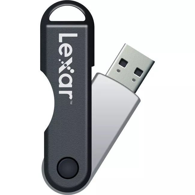 Lexar LJDTT16GABNL 16 GB JumpDrive TwistTurn - Silver 