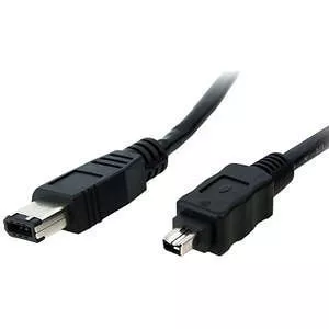 StarTech 139446MM1 1 ft IEEE-1394 Firewire Cable 4-6 M/M