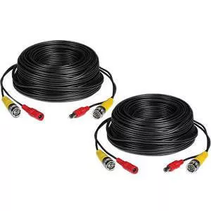 TRENDnet TV-DC102 2 Pack 30 m / 100 ft. HD Video and Power BNC Cable