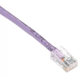 Black Box EVNSL631-0015 GigaTrue Cat6 Channel Patch Cable w/ Basic Connectors, Lilac, 15-ft (4.5-m)