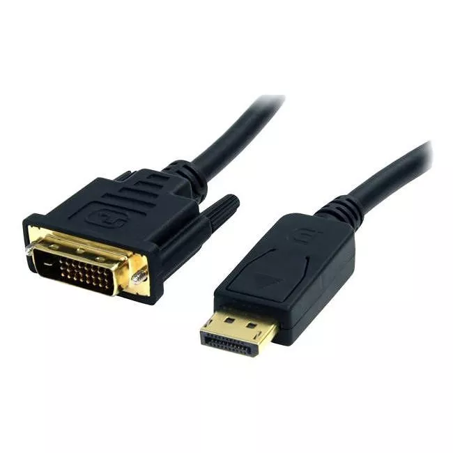 StarTech DP2DVI2MM6 DisplayPort To DVI Cable - 6 ft / 2m - Passive - 1080p
