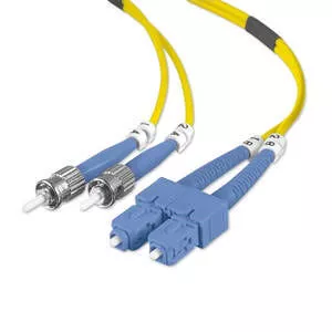 Belkin F2F80207-01M Fiber Optic Duplex Patch Cable - 1 Meter - Yellow
